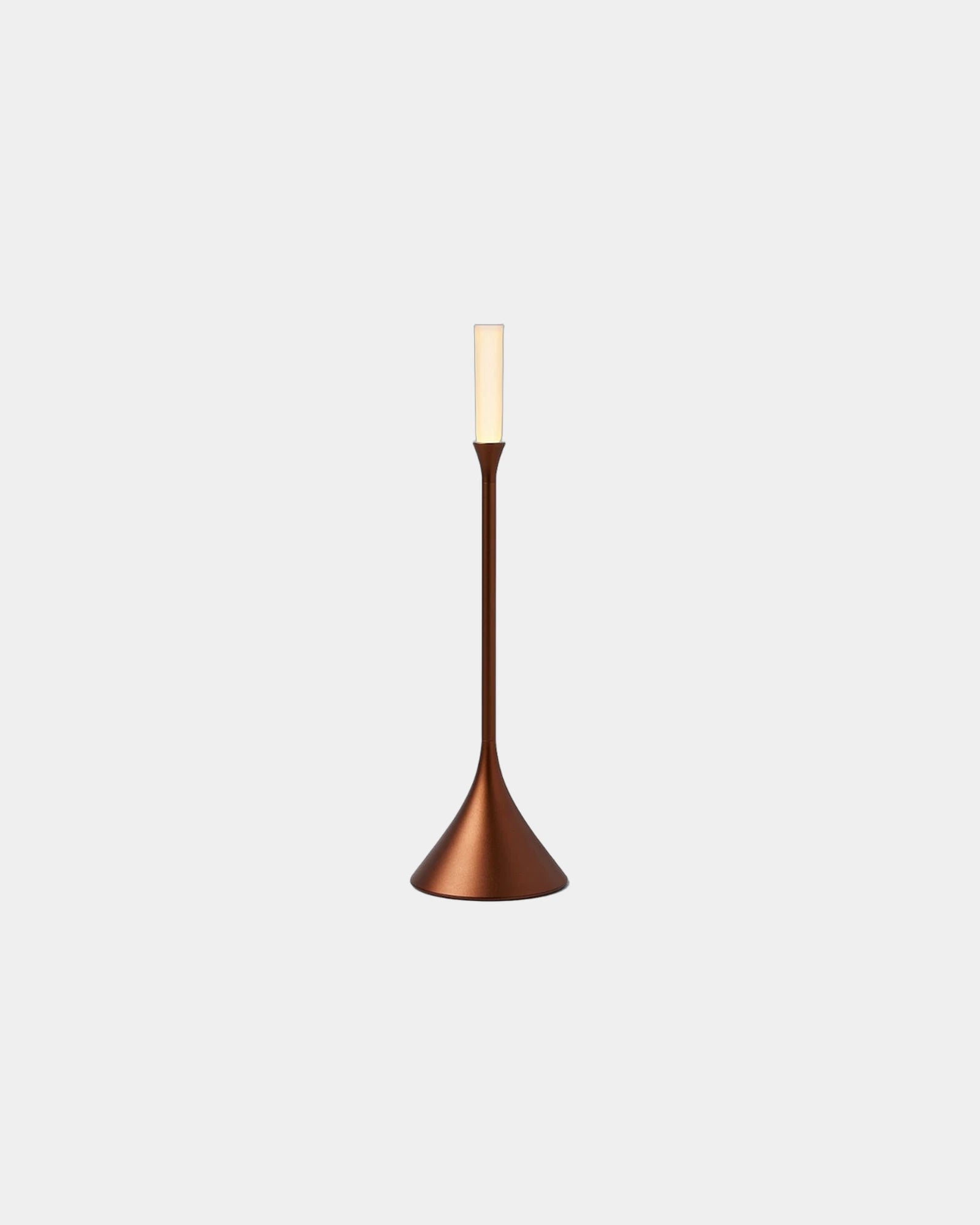 Bougie LED résistante à l'eau Lexon Steli Candle à personnaliser - Bronze